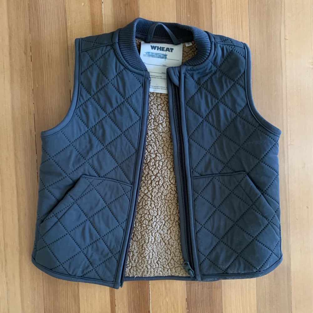 Wheat Kids fleece-lined vest